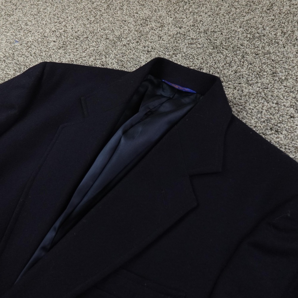 VTG Pendleton Blazer Mens 40 Blue Wool Gold Buttons Sport Coat Suit Jacket Top
